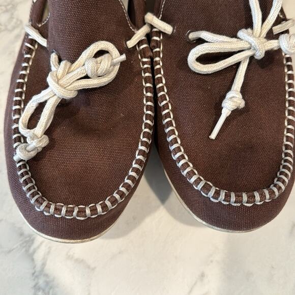 Cole Haan Java Fabric Grant LTE Slip-On Loafer Hamptons preppy nautical size 11 - Picture 3 of 10